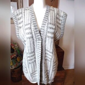 Nahar Mohair Vest Made in Italy, Vintage size 54, L/XL